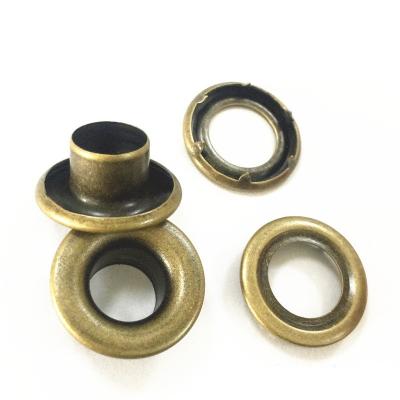 China Nickel-free metal grommet and thick brass gasket claws provide eyelets hooks for boat and canvas curtain accessories for sale