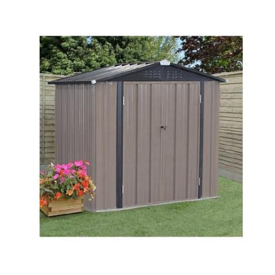 China Sustainable Factory Price 4x6 Storage Warehouse House Metal Tool Outdoor Garden Shed for sale