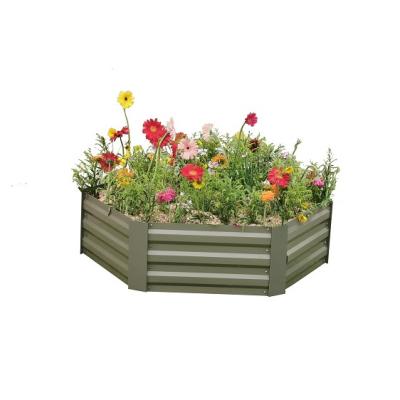 China CLASSIC Fashion Design Easy To Install Outdoor Metal Raised Garden Bed Garden Kit For Flower Grow Bed for sale