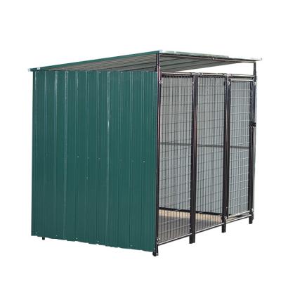 China Manufacturer Breathable Wholesale Stainless Steel Powder Coated Breathable Dog Cage Metal With Cover for sale