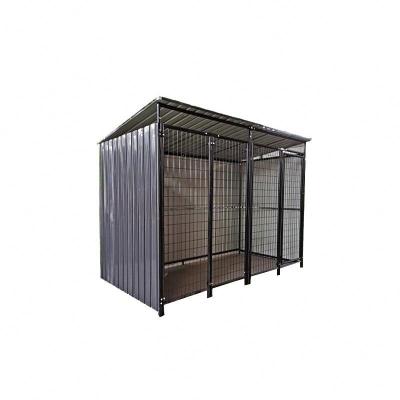 China Breathable Hot Selling Large Iron Plate Steel Wire Cage Cheap Pet Cages Wooden Wire Kennel for sale