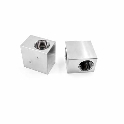 China Competitive Price Hp Stainless Steel Waterjet Elbow For Spare Parts Water Pump Fit Jet Cutting Parts HP Stainless Steel Elbow Assembly for sale