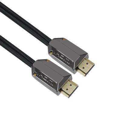 China Zinc Alloy Multimedia 1080p Hdmi Cable Roll Ethernet 4K 60Hz Hdmi Cable Nylon Braided M To M 2.0 Hdmi Cable for sale