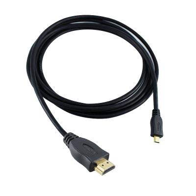 China Multimedia high speed micro hdmi 4k cable Male-male 24K gold plated hdmi cable 2.0 type A type D micro male micro hdmi for sale