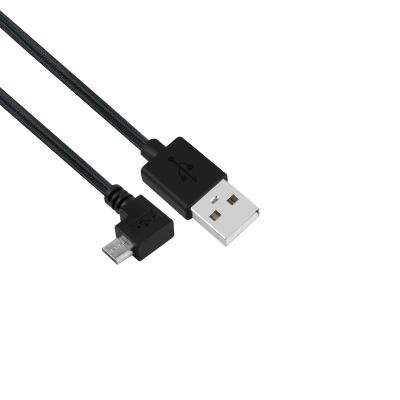 China Camera Nylon Braided Right Angle Mic USB Cable One Male To 90 Degree Mic Male Cheap Price Nylon USB Cable for sale