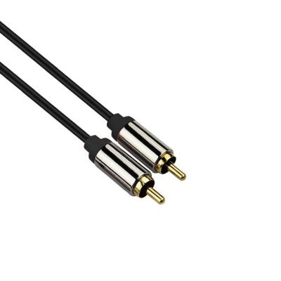 China Premium rca cable car rca aluminum shell voice line to rca wire audio video cable for sale