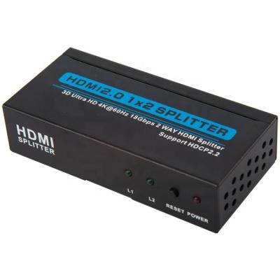 China Muiltiple HDMI Turntable 3D&1080P HDMI Splitter 1x2 4K Metal Case Factory Price 1 Splitter In 2 Output Made In China for sale