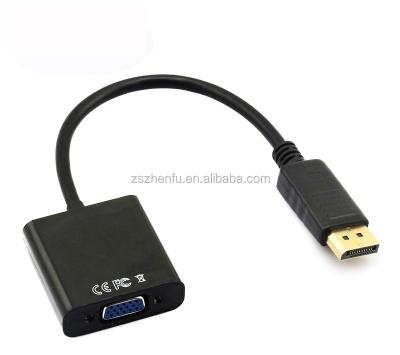 China COMPUTER Factory OEM ODM DP DisplayPort Male to Female VGA Converter Cable for sale