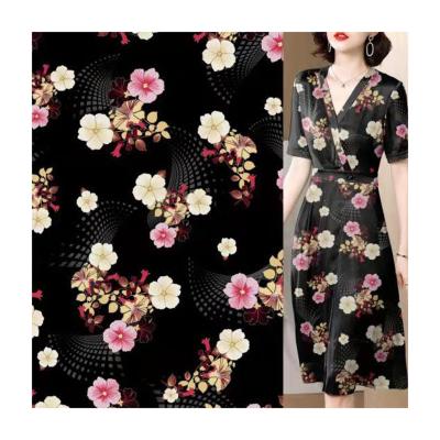 China Anti Pill Indonesia Fabric Spun Rayon Printed Fabric 30s Rayon Dump Printing Rayon Pants For Women for sale