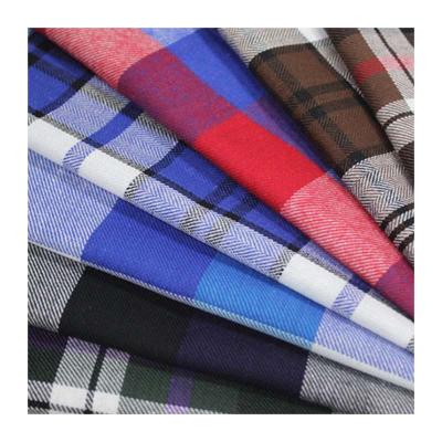 China 100% cotton yarn 40S anti static dyed fabric stocklot cotton checks fabric yar for sale