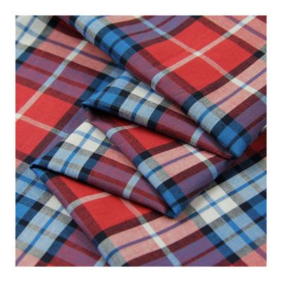 China 8x8mm cotton fabric design checker anti-static running control cotton gingham pure cotton fabric yarn dyed fabric for sale