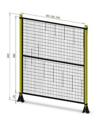 China Easily Assembled PVC Coated Warehouse Partition Fence Mesh Isolation Fence for sale