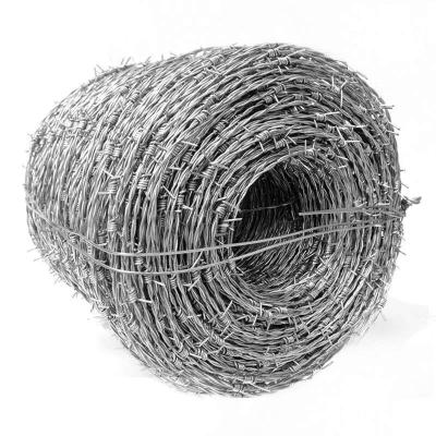 China Iron Wire PVC Coated Barbed Wire Wholesale Price for sale