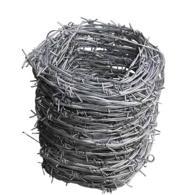 China Reliable Barb Wire Farm Fence Barb Wire Fence Galvanized Barbed Wire Quality Barrier Wire Fence for sale