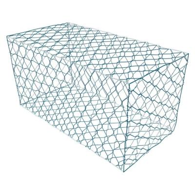 China Gabion Mesh 1X1X1M Galvanized Wire Mesh Gabion Embankment Protection Cage for sale