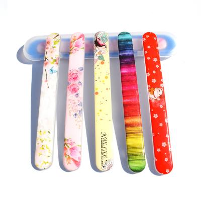 China Customizable fashion and individuation glue nail file glass templates and logos for sale