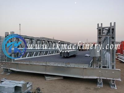 China ZB200 S460J0 BS5400 HA+20HB Extra Wide Heavy Load Anti Skid Aggerates Bailey Bridge Long Span for sale