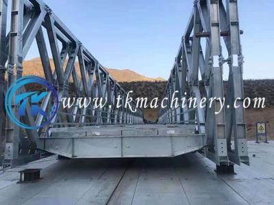 China HA Load Modular Steel Bridge Pained Or Galvanized Surface Finish Single Lane 3.15m-4.2m à venda