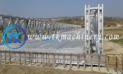 China Panel de acero Puente de Bailey Galvanizado Carga Pesada Larga Extensión Extra ancha 4,2 m en venta