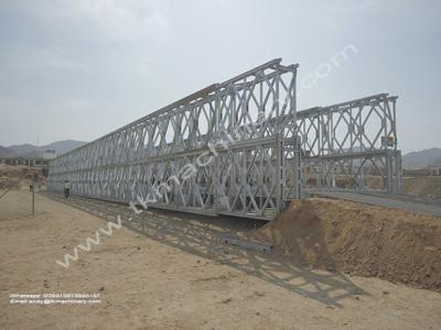 Cina Ponte Bailey di acciaio Extra Wide Heavy Load 60,96m DDR Long Span in vendita