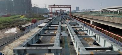 China Stahl-Verbundbalkenbrücke Langstrecken-Schwerlast-Feststahlbrücke zu verkaufen