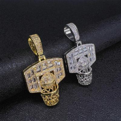 China High Quallity Fashion Hip Hop Jewelry 14K Gold Iced Out Bling VVS Moissanite Initial Pendant for sale