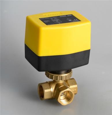 Chine Valve motorisée par port interne TNP du fil AC220V 3 de BSP pour le traitement de l'eau à vendre