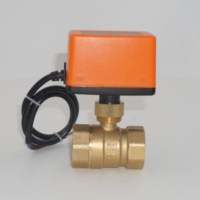 China Kompaktbauweise-mini elektrischer Kugelventil HVAC AN/AUS-1/2“ - 1