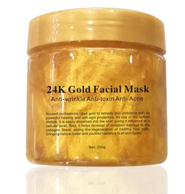 China Moisturizer Private Label Anti Wrinkle Shrink Plump Collagen Skin Off Face Mask 24k Peel Gold Face Mask for sale