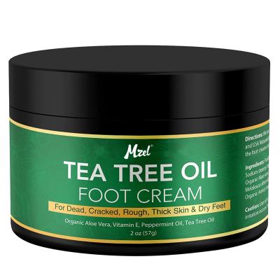 China Private Label Foot Care Tea Tree Oil Foot Repair Cream For Cracked Heels for sale