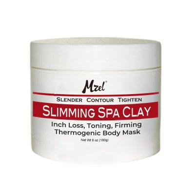 China Weight Loss OEM Private Label Spa Natural Organic Slimming Body Clay Mask For Body Tightens for sale