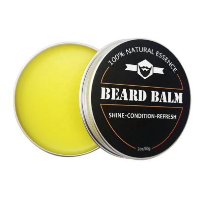 China Private Label Replenishing Natural Organic Men's Beard Growth Balm Beard Butter Balm for sale