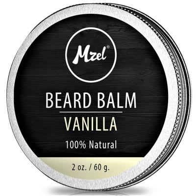 China Custom Refreshing Your Logo Natural Organic Men Vanilla Scent Beard Oil Balm for styles, strengthens and softens beards and mustaches for sale