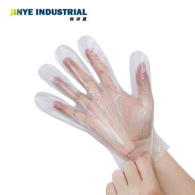 China HDPE Eco-friendly Transparent Disposable Pe-glove Thickened Disposable Clear Plastic-gloves en venta