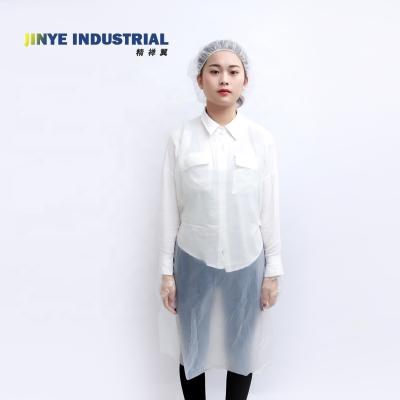 China Household Polythene Disposable Apron Clear Disposable Apron For Household for sale