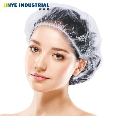 China Staple Sustainable Disposable Broom-Cap PE Inflatable Shower Bathing Hotel-Cap for sale