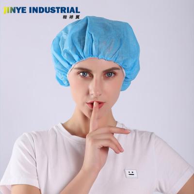 中国 Sustainable Disposable Non Woven Buffy Head Band Clip-Cap Cover Hair Net-Cap 販売のため