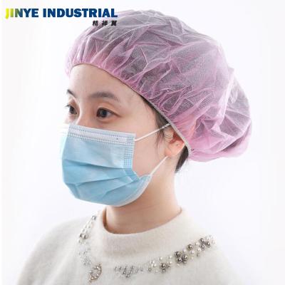 中国 Sustainable Disposable Non Woven Buffy Head Band Cover Hair Clip-Cap 販売のため