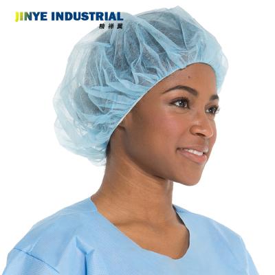 中国 Cleanroom Sustainable Disposable Non Woven Clip-Cap Blow-Up Crowd-Cap 販売のため