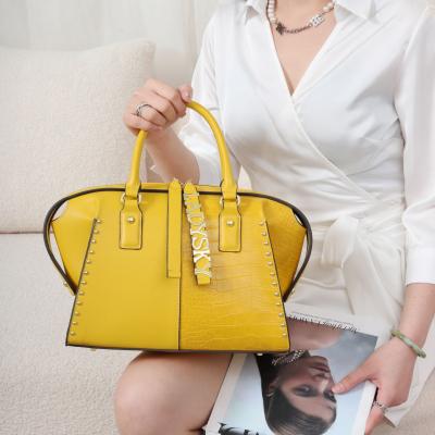 China Fashion 2022 ladysky textures handbags for women sit large capacity split joint bags for lady fashion wholesale 30 top selling bags for sale