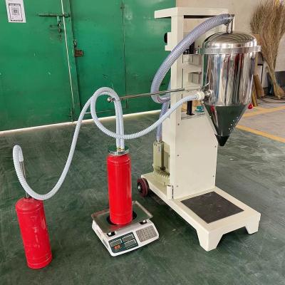 China High CO2 And Safety Filling Way Fire Extinguisher Refill Machine Dry Chemical Powder Filling Machine 870X590X1320mm for sale