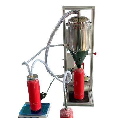 China Automatic CE Approved Powder Recycle Fire Extinguisher Powder Filling Equipment /GFM16-1D Powder Filling Machine for sale