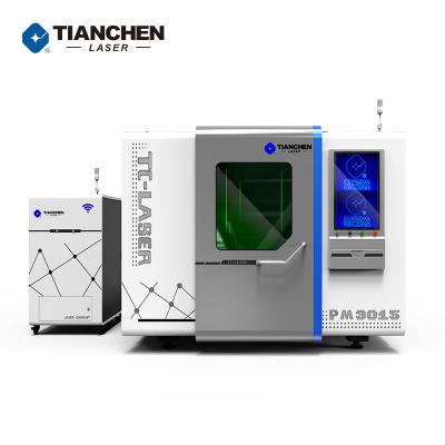 China Automated TC PM3015 Fiber Laser Metal Cutting Machine 2000w Laser Loading Power for sale