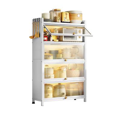 China Viable new product multifunctional kitchen storage cabinet shelf with door lounge for sale