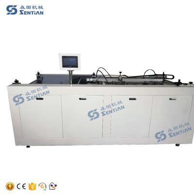 China Fault Display Function Table Gluing Machine Folding Four Sides Gluing Machine zu verkaufen