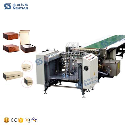 China Hot Melt Glue Table Gluing Machine Packaging Machine Semi-Automatic Paper Box Gluing Machine zu verkaufen