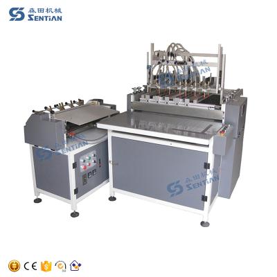 China Plc Operating System Table Gluing Machine Box Gluing And Folding Machine zu verkaufen