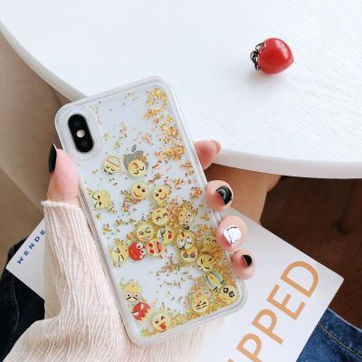 China Anti-fall luxury customize liquid quicksand mobile phone case phone cover for vivo y15 mobile cover for sale