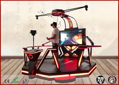 China Münzen-stehende Plattform VR/elektrischer VR 9D Simulator des Freizeitpark- zu verkaufen