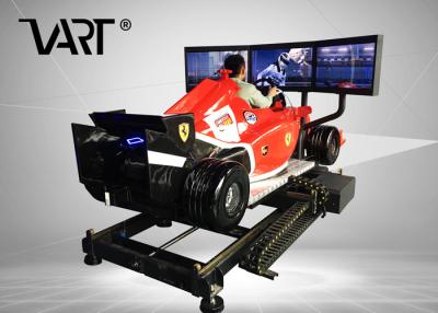 China Super kühles F1, das Simulator der virtuellen Realität mit 3 Schirmen/12 Monate Garantie-fährt zu verkaufen